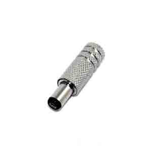 ,2.1x5.5x9.5mm metal DC male jack